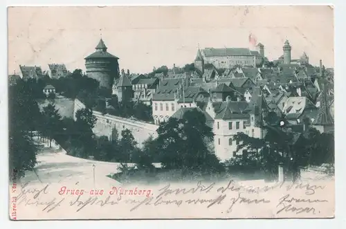 Gruss aus Nürnberg. jahr 1898