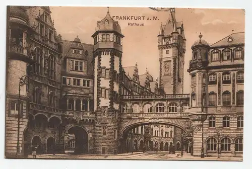 Frankfurt a. M. Rathaus jahr 1911