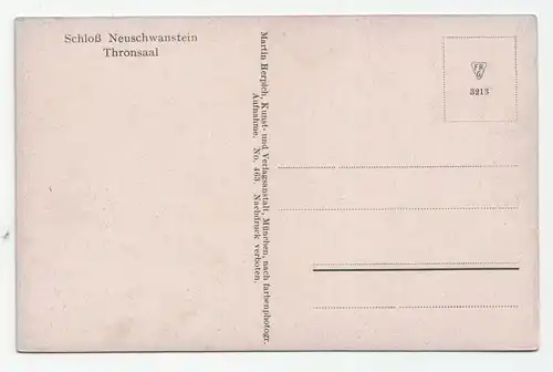 Schloß Neuschwanstein Thronsaal