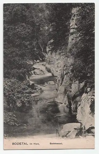 Bodetal im Harz, Bodekessel.