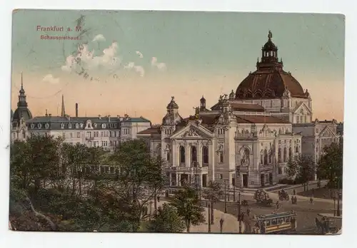 Frankfurt a. M. Schauspielhaus jahr 1911