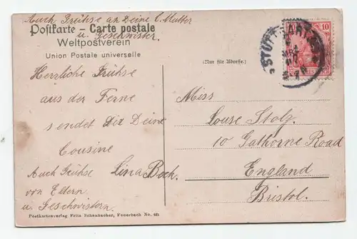 Stuttgart. Anlagensee m. Kgl. Schloss.