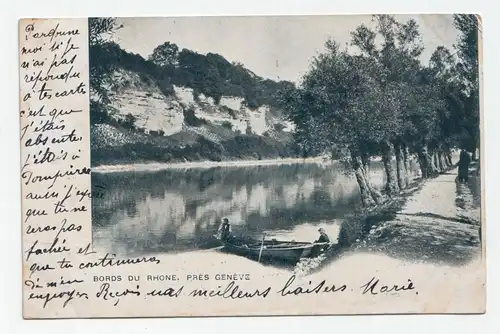Bords du Rhone, Pres Geneve jahr 1904