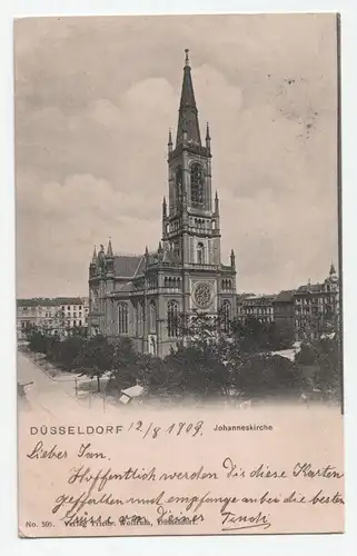 Düsseldorf Johanneskirche jahr 1903