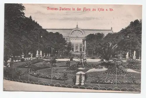 Grosses Parterre in der Flora zu Köln a. Rh.