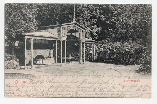 Pyrmont Helenenquelle jahr 1912
