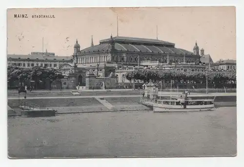 Mainz. Stadthalle. jahr 1913
