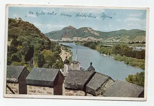 Blick von Oberwinter auf das Siebengebirge.