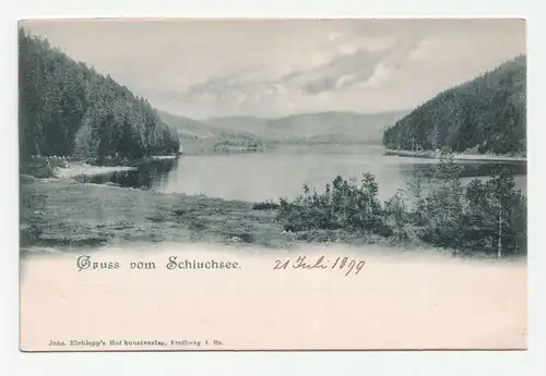Gruss vom Schluchsee. jahr 1899
