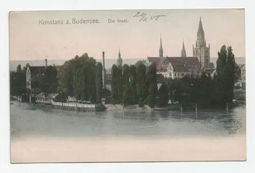 Konstanz a. Bodensee. Die Insel. jahr 1905