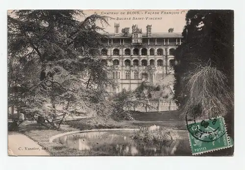 Chateau de Blois. - Facade Francois I. jahr 1908