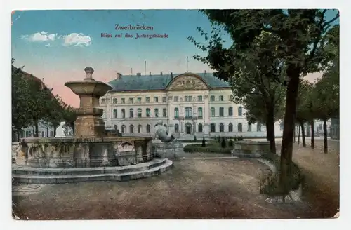 Zweibrücken Blick auf das Justizgebäude