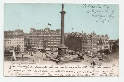 Trafalgar Square, London. circa 1903