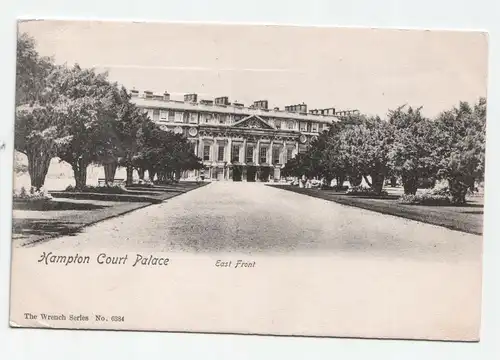 Hampton Court Palace, East Front. London. jahr 1905