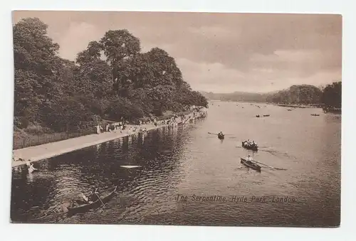 The Serpentine, Hyde Park, London.
