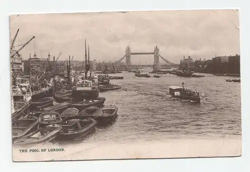 The Pool of London. jahr 1907