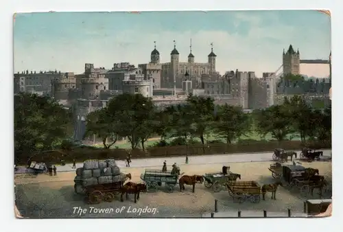 The Tower of London. jahr 1910