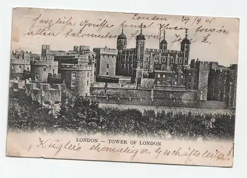 London - Tower of London. jahr 1905