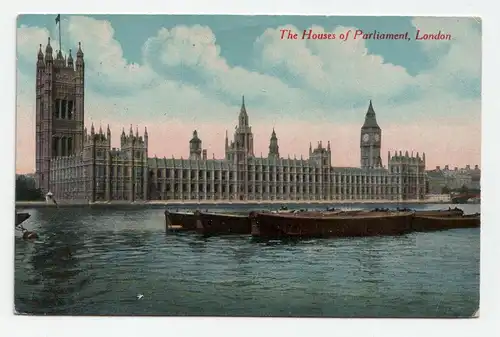 The Houses of Parliament, London.