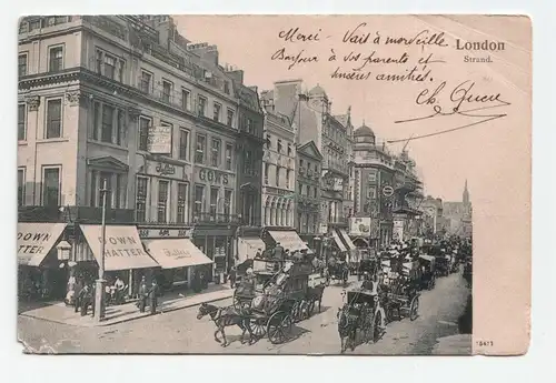 London - Strand. jahr 1904