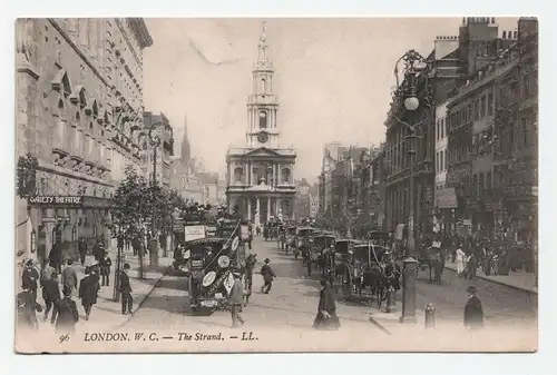 London. The Strand. jahr 1907