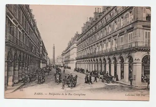 Paris. - Perspective de la Rue Castiglione.