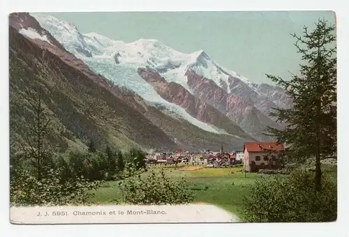 Chamonix et le Mont - Blanc.