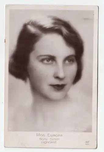 Miss Europa Bozsi Simon Hongrie