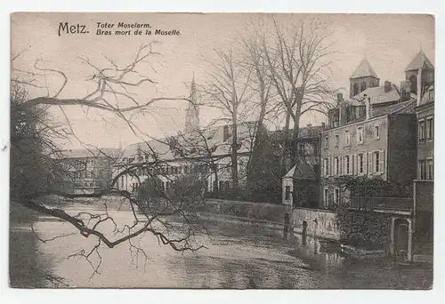 Metz. Toter Moselarm. Bras mort de la Moselle.