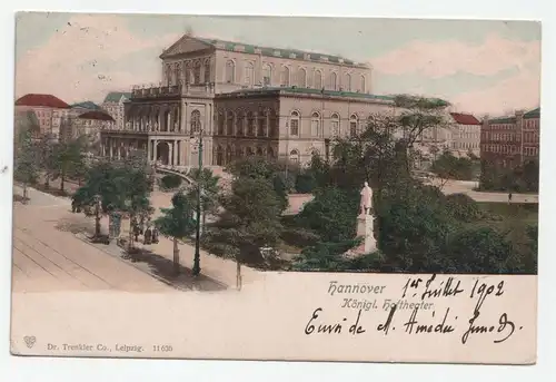 Hannover. Königl. Hoftheater. jahr 1902