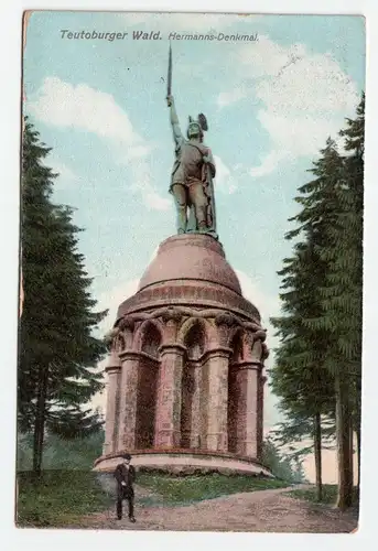 Teutoburger Wald. Hermanns - Denkmal. jahr 1908