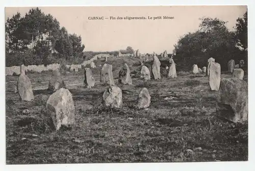 Carnac - Fin des alignements. Le petit Menec