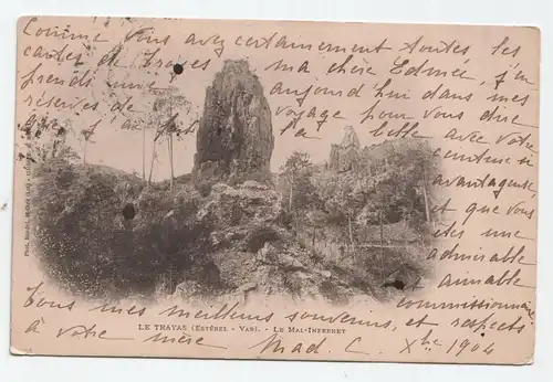Le Trayas (Esterel - Var). - Le Mal - Infernet. jahr 1904