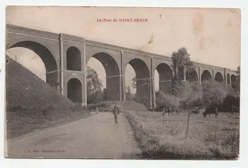 Le Pont de Saint - Benin. jahr 1913