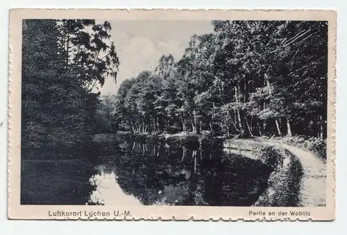 Luftkurort Lychen U. - M. Partie an der Woblitz.