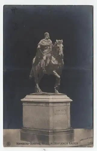 Nürnberg - Denkmal: Wilhelm I. Deutscher Kaiser. jahr 1905