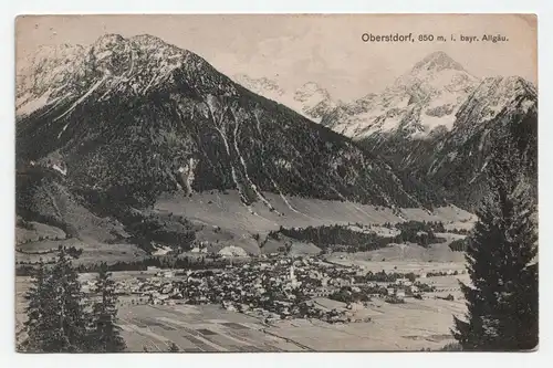 Oberstdorf, 850 m, i. bayr. Allgäu.