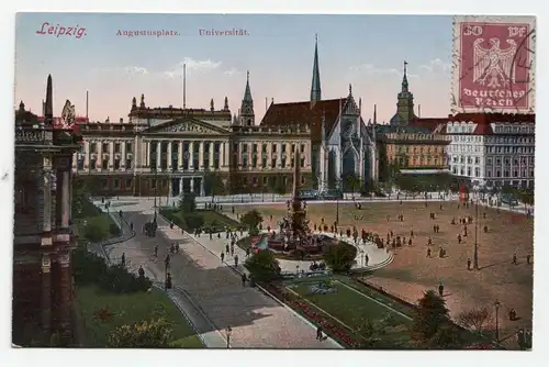 Leipzig. Augustusplatz. Universität. / jahr 1925