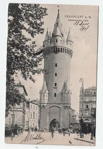 Frankfurt a. M. Eschenheimer Turm. jahr 1907