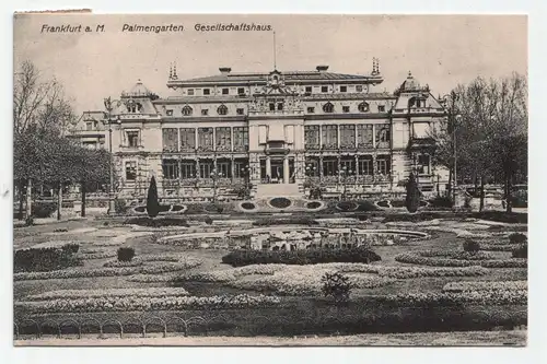 Frankfurt a. M. Palmengarten. Gesellschaftshaus. jahr 1907