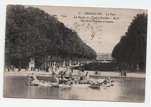 Versailles. Le Parc, Le Bassin du Char d Apollon, The Park - Fountain