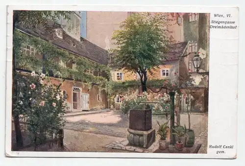 Wien, VI. Stiegengasse Dreimäderlhof