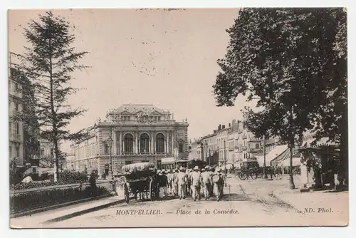 Montpellier. - Place de la Comedie.