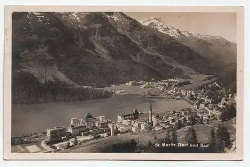 St. Moritz-Dorf und Bad.