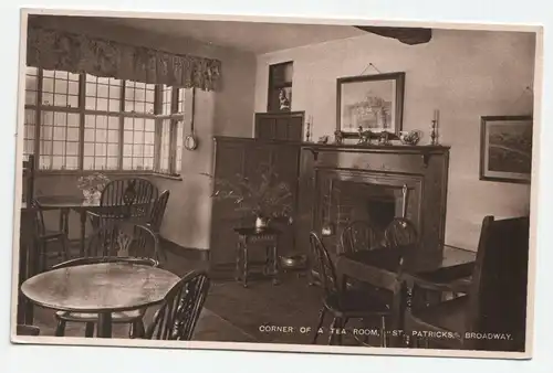 Corner of a tea room,  St. Patrick  broadway.