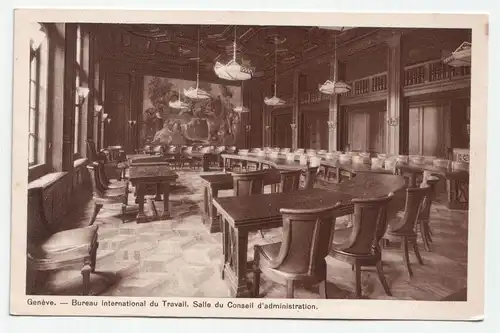 Geneve. - Bureau international du Travail. Salle du Conseil d administration.