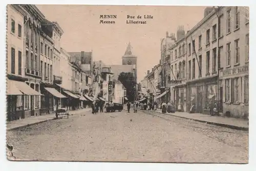Menin. Rue de Lille. // Feldpost