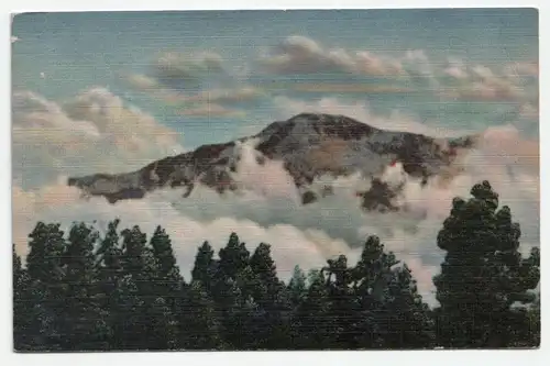 Pikes Peak, Among the clouds.