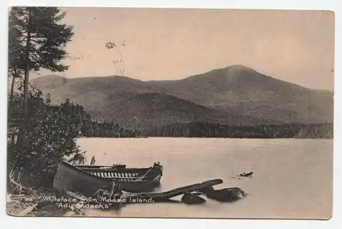 Whiteface from Moose Island,  Adirondacks . jahr 1908