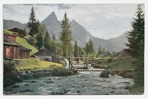 Partie bei Ehrwald (Tirol) Mühle an der Loisach